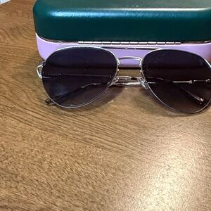 Aviator Sunglasses with Dark Smoke Lenses